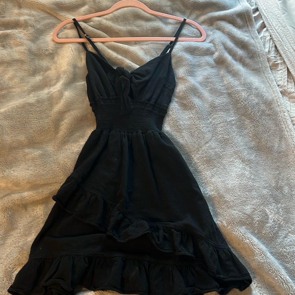 blanco by nature tie front dress, size small